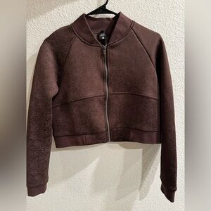 Balance Athletica Brown Bomber Jacket